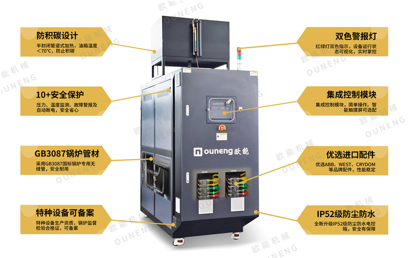 加熱瀝青選用電加熱導(dǎo)熱油爐設(shè)備，省心！